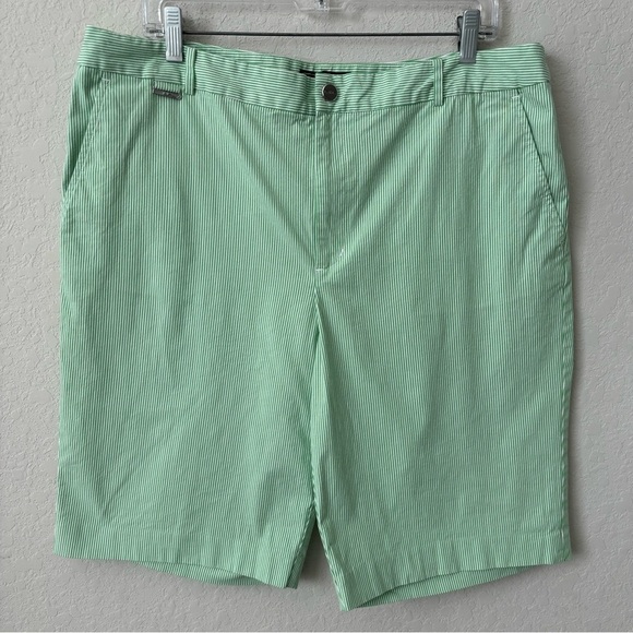 Ralph Lauren Active Pants - Ralph Lauren Active Striped Bermuda Shorts SZ 16